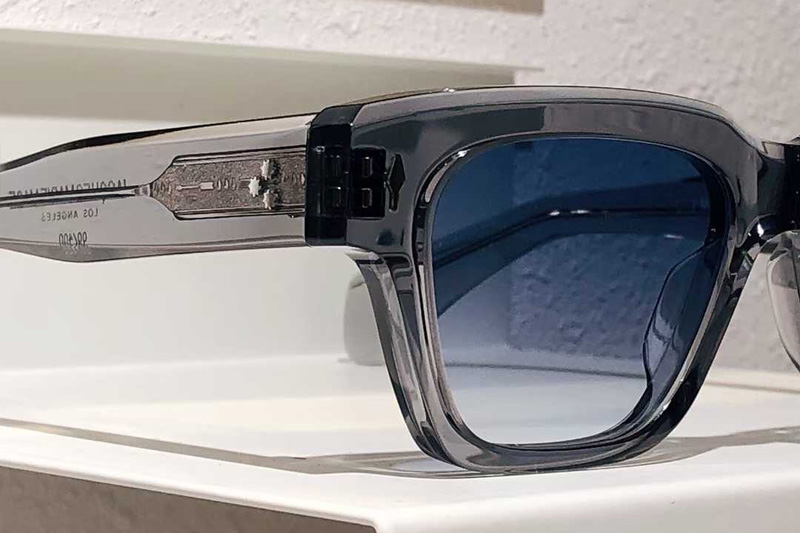 Fellini Sunglasses Transparent Gray Gradient Blue