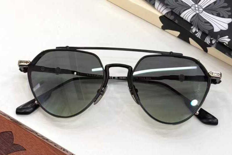 Free Ride Sunglasses Black Gradient Green