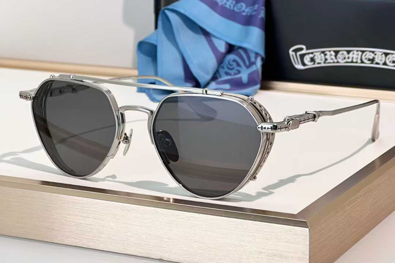 Free Ride Sunglasses Silver Gray