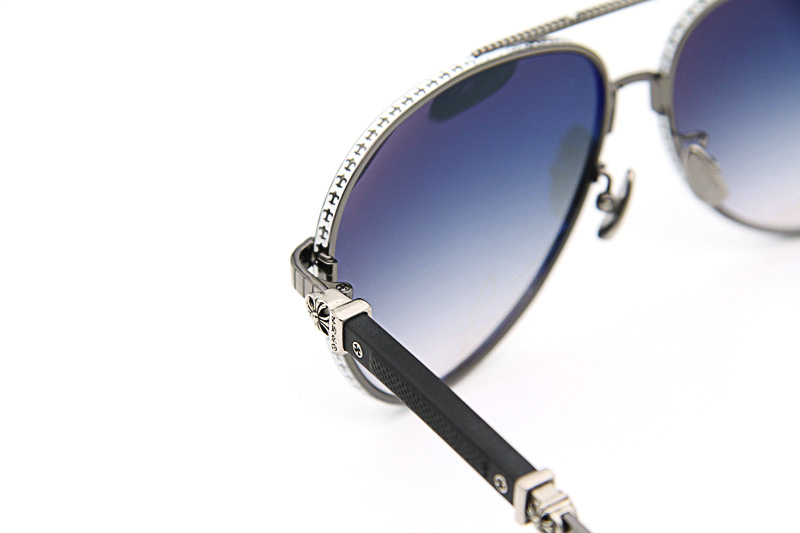 Full Meial Chicken Sunglasses Gunmetal Gradient Gray