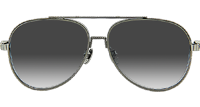 Full Meial Chicken Sunglasses Gunmetal Gradient Gray