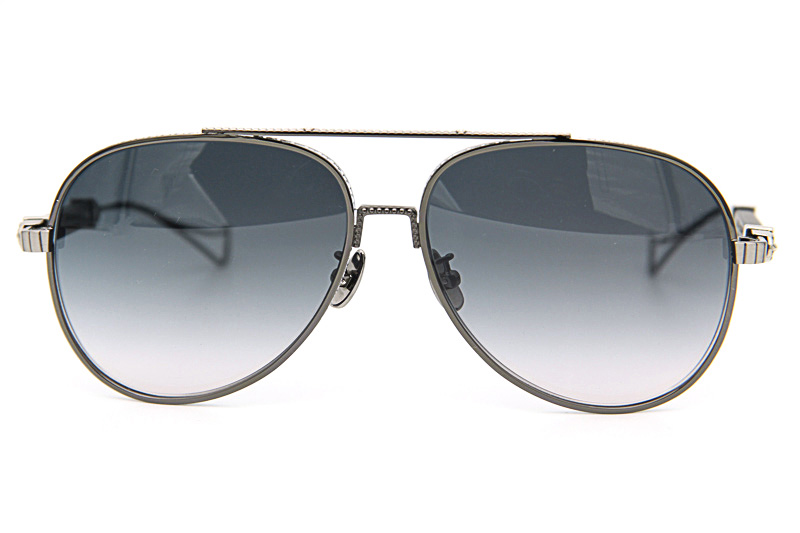 Full Meial Chicken Sunglasses Gunmetal Gradient Gray