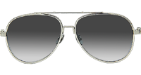 Full Meial Chicken Sunglasses Silver Gradient Gray