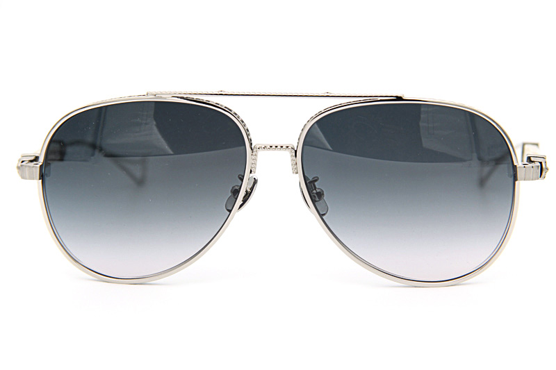 Full Meial Chicken Sunglasses Silver Gradient Gray