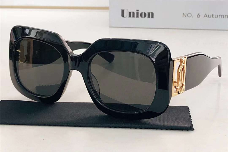 GAYA Sunglasses Black Gold Gray