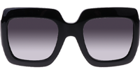 GG0053S Sunglasses Black Gradient Gray