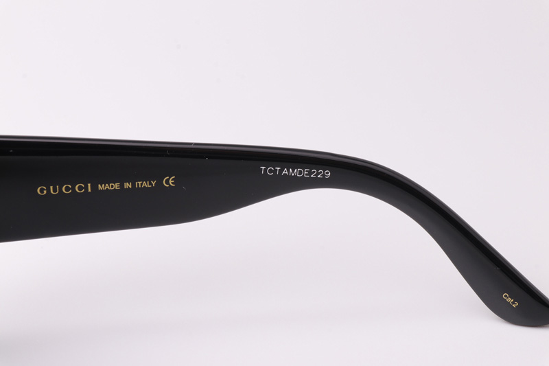 GG0053S Sunglasses Black Gradient Gray