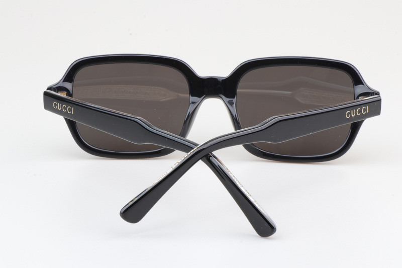 GG0072S Sunglasses Black Gray