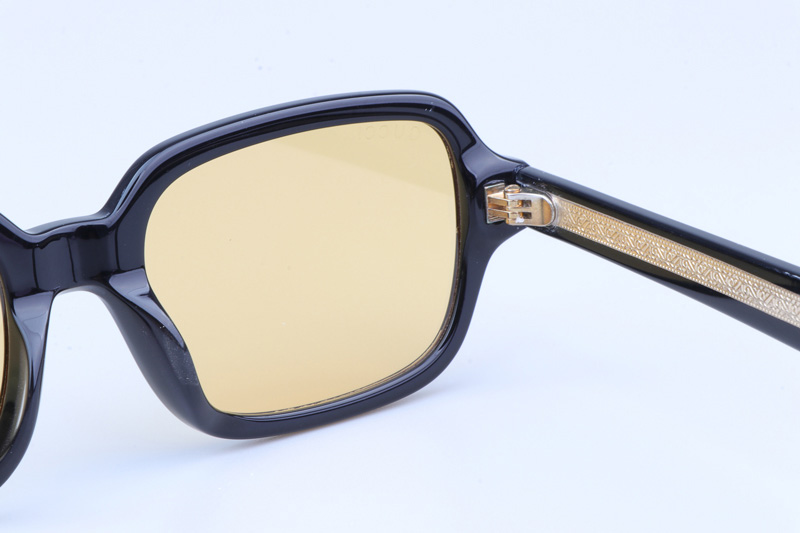 GG0072S Sunglasses Black Yellow