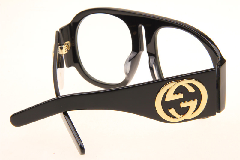 GG0152S Sunglasses In Black Clear Lens