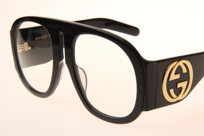 GG0152S Sunglasses In Black Clear Lens