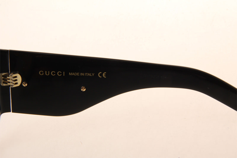 GG0152S Sunglasses In Black Clear Lens