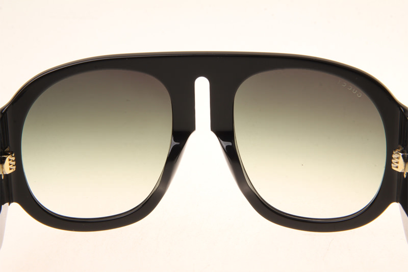 GG0152S Sunglasses In Black Gradient Green