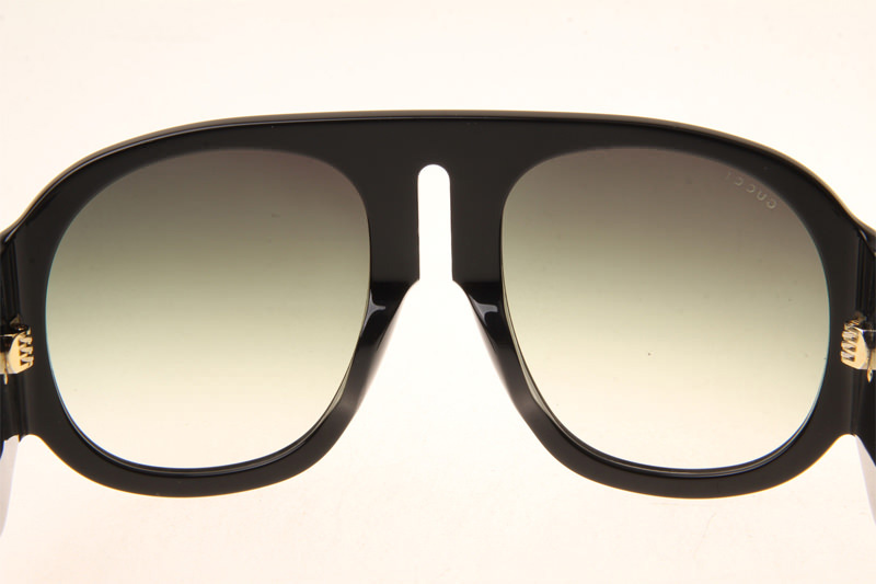 GG0152S Sunglasses In Black Gradient Green