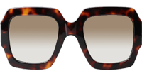 GG0178S Sunglasses Tortoise Gradient Brown