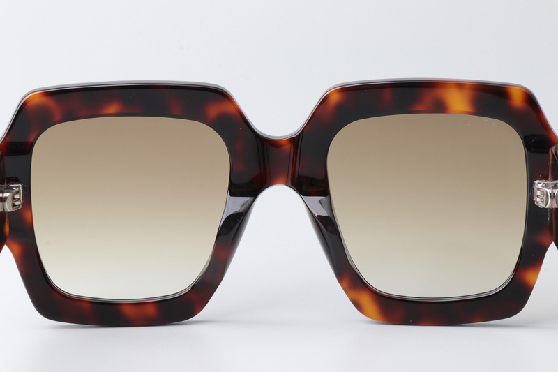 GG0178S Sunglasses Tortoise Gradient Brown