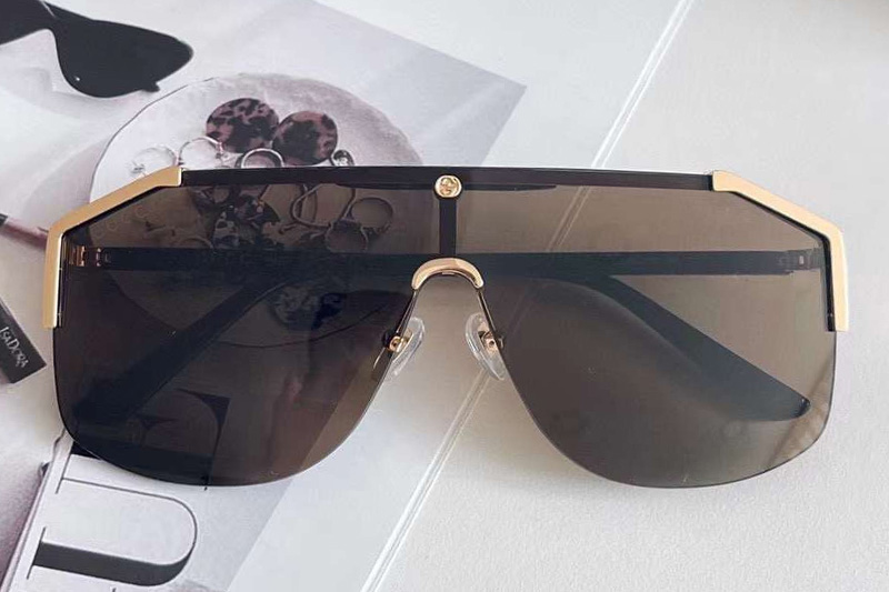 GG0291S Sunglasses Gold Black Brown