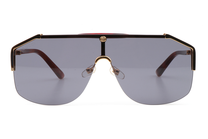 GG0291S Sunglasses Gold Tortoise Blue