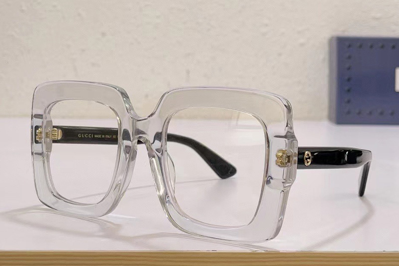 GG0328S Eyeglasses In Transparent Black