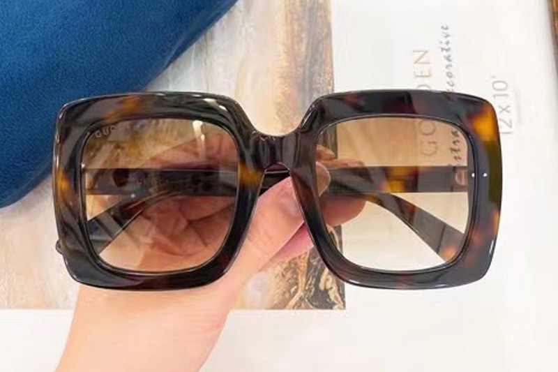 GG0328S Sunglasses In Tortoise