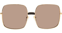 GG0414S Sunglasses In Gold Brown