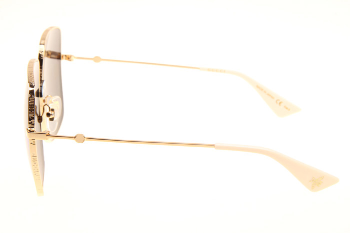 GG0414S Sunglasses In Gold Brown