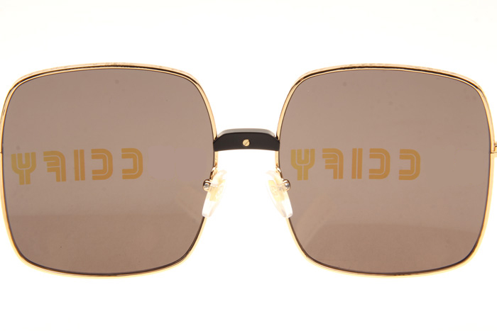 GG0414S Sunglasses In Gold Brown