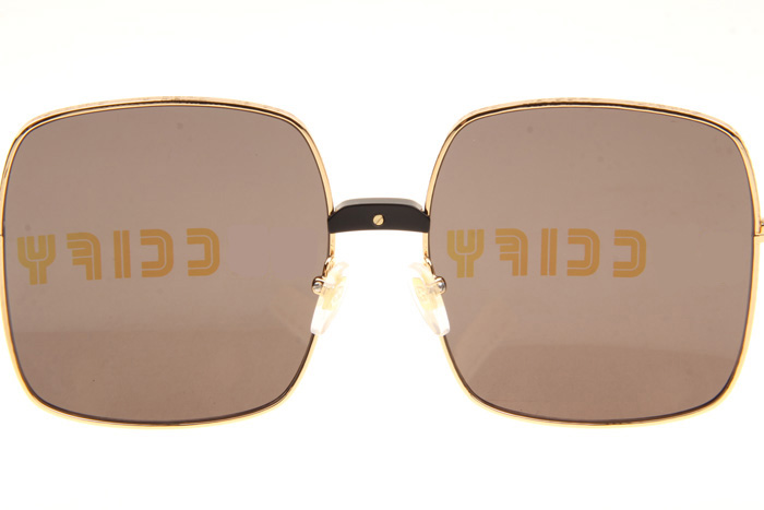 GG0414S Sunglasses In Gold Brown