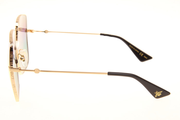 GG0414S Sunglasses In Gold Colorful