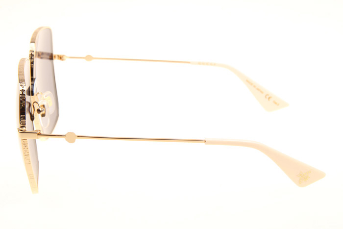 GG0414S Sunglasses In Gold Grey