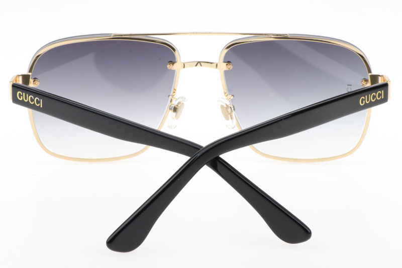 GG0429S Sunglasses In Gold Gradient Grey