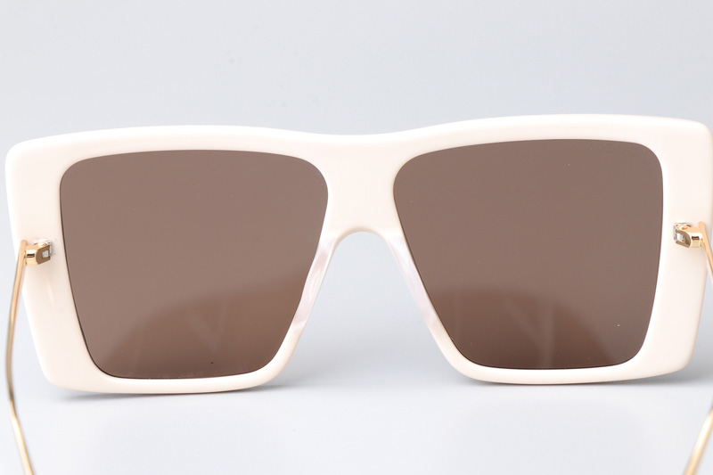 GG0434S Sunglasses Cream Brown