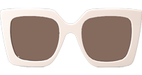 GG0435S Sunglasses Cream Brown