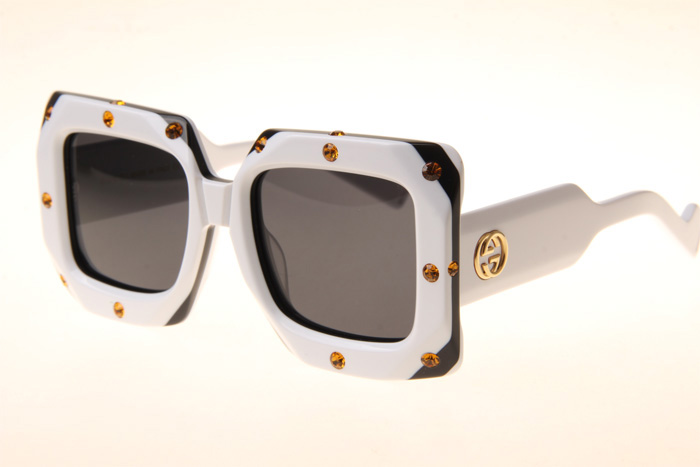 GG0481S Sunglasses In White Grey