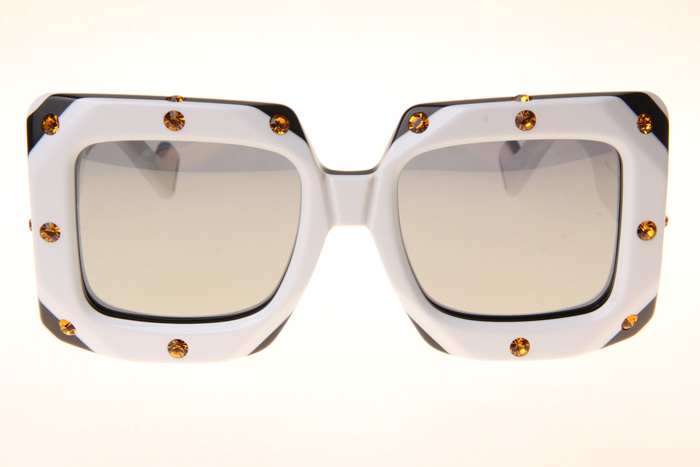GG0481S Sunglasses In White Mirror