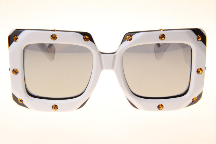 GG0481S Sunglasses In White Mirror