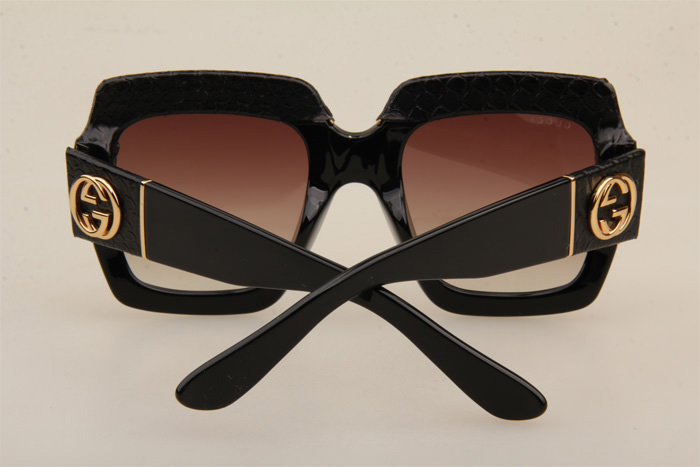 GG0484S Sunglasses In Black Gradient Brown