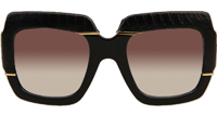 GG0484S Sunglasses In Black Gradient Brown