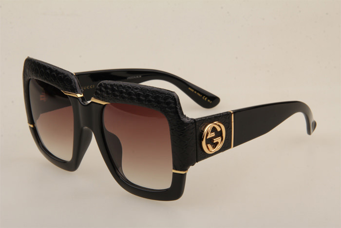 GG0484S Sunglasses In Black Gradient Brown