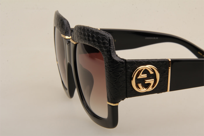 GG0484S Sunglasses In Black Gradient Brown