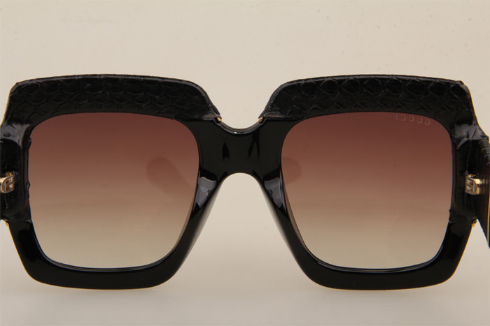 GG0484S Sunglasses In Black Gradient Brown