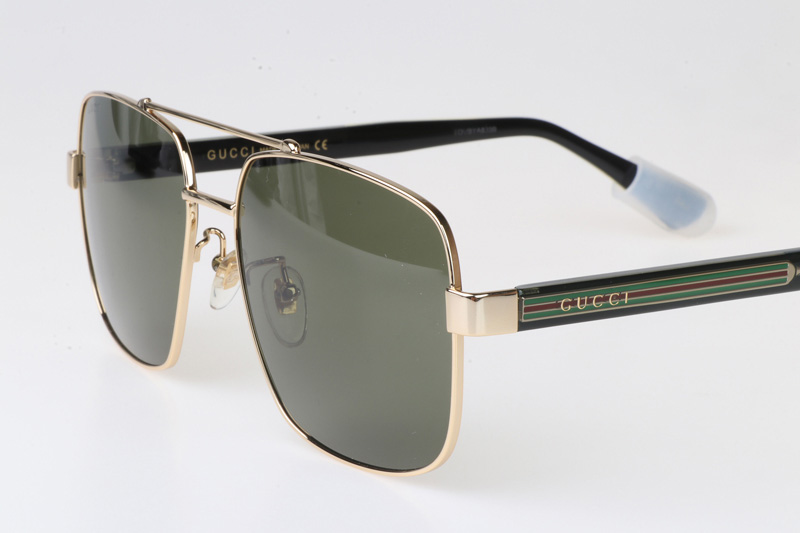 GG0529S Sunglasses In Gold Black