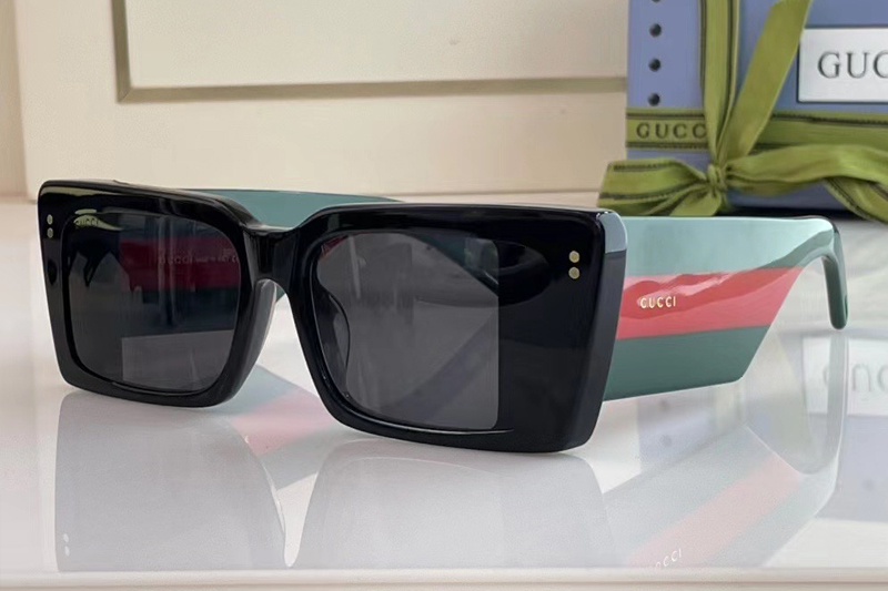 GG0543S Sunglasses In Black Green Red