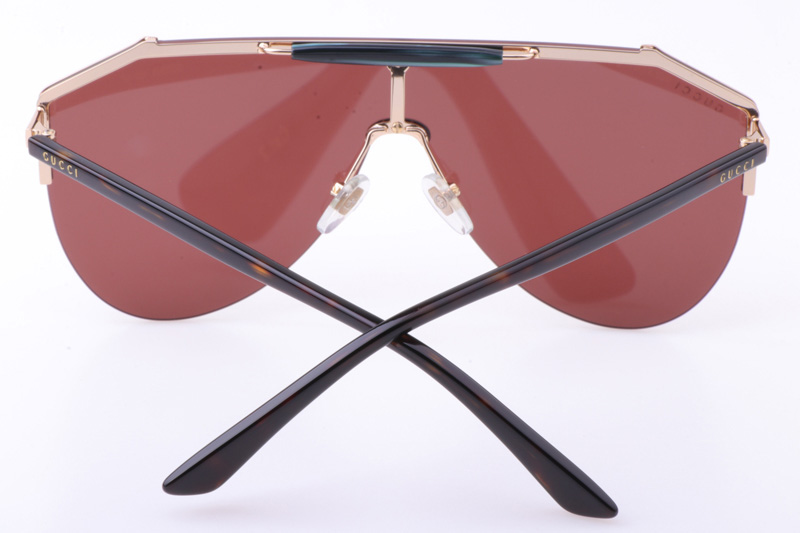 GG0584S Sunglasses In Tortoise Gold Brown