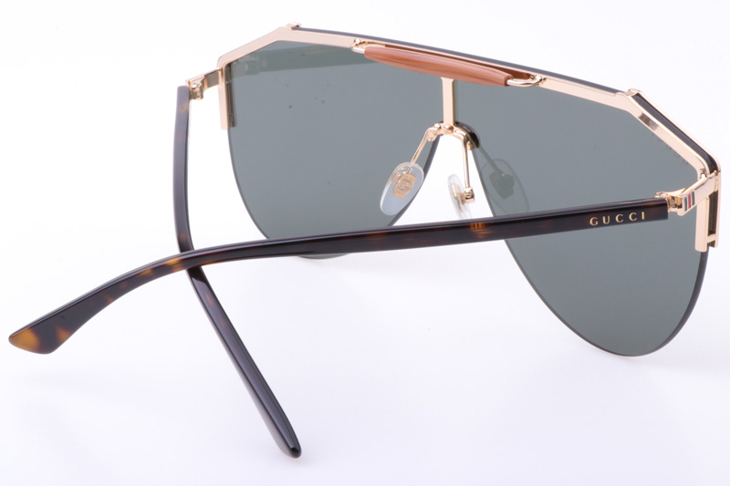 GG0584S Sunglasses In Tortoise Gold Grey