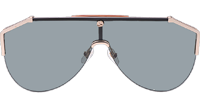GG0584S Sunglasses In Tortoise Gold Grey