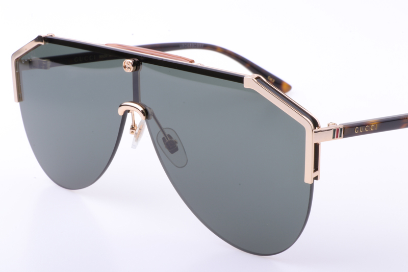 GG0584S Sunglasses In Tortoise Gold Grey