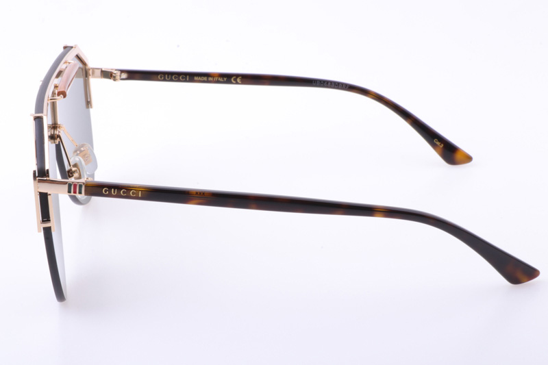 GG0584S Sunglasses In Tortoise Gold Grey