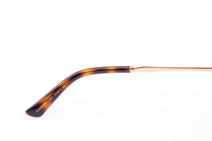 GG0593SA Sunglasses In Tortoise Gold Gradient Brown