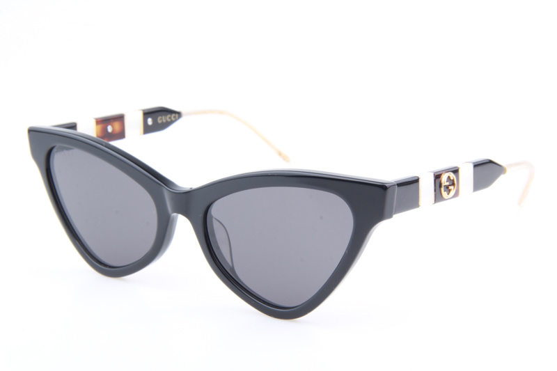 GG0597S Sunglasses In Black Grey Lens